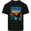 Gildan T-Shirt Per Bambini Scuba Diver Backroll Entry Da Barca