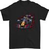 Gildan Motorsports Auto Formula T-Shirt 100% Cotone