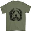 Gildan Una Maglietta Da Uomo In Cotone 100% Con Un Old English Sheepdog