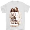 Gil dan No More Selfies Divertente Fotocamera Fotografia T-Shirt 100% Cotone