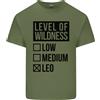 Gildan Levels Di Selvatichezza Leo Uomo Leggero T-Shirt In Cotone