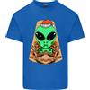 Gildan T-Shirt Divertente In Cotone Leggero Con UFO Alieno Di Natale E Babbo Natale