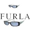 Furla occhiali da sole donna furla plastica verdi sottili anni 2000 verdi rettangolari
