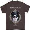 Gil dan Una Maglietta Da Uomo Border Collie Decorativa 100% Cotone