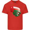 Gildan Arricciato Oman Bandiera Omani Giorno Calcio Uomo Cotone Leggero T-Shirt