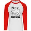Fruit of the Loom Ellipsism Perdere Il Futuro Maglietta Baseball Lunga Manica Uomo