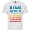 Gildan 21st Compleanno 21 Età Uomo Cotone Leggero T-Shirt