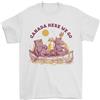 Gildan Canada Here We Go Alce E Orso Canadese T-Shirt 100% Cotone