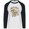 Fruit of the Loom Join il Nostro Coven Divertente Halloween Zucca Uomo L/S Baseball T-Shirt
