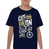 Discesa Mountain Bicicletta T-Shirt Ragazzi Ciclismo Get Your Ride On Bimbi MTB