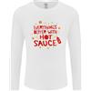 Gildan Tutto È Meglio Con Salsa Piccante Maglietta A Maniche Lunghe Divertente Per Uomo