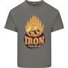 Gildan Maglietta In Cotone Leggero Da Uomo Iron Fires Me Up Gym Bodybuilding