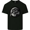 Gildan Grim Reaper Orologio Teschio Biker Gotico Demone Uomo Cotone Leggero T-Shirt
