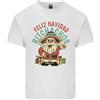 Gildan Feliz Nadivad Spagnolo Messicano Merry Christmas Uomo Cotone Leggero T-Shirt