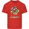 Gildan Maglietta Divertente Per Bambini Dripping Rubix Cube