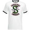 Fruit of the Loom T-Shirt Southside Serpents Riverdale Uomo Divertente Serie TV Distressed USA