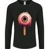 Gildan Eyesicle Horror Hangover Eye Gotico Demone Maglietta A Maniche Lunghe Da Uomo