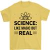 Gil dan Scienza Come Magia But Vero Divertente Geek Secchione T-Shirt 100% Cotone