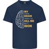 Gildan Cervello Cancro Aneurysm Consapevolezza Uomo Cotone Leggero T-Shirt