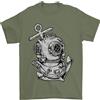 Gil dan Immersioni Ancora Diver Vela Marinaio T-Shirt 100% IN Cotone