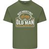 Gildan Uomo Anziano con Una Moto Motociclista Uomo Cotone Leggero T-Shirt