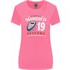 Gildan T-Shirt Da Donna A Manica Lunga Per Il 19° Anniversario Di Matrimonio Rugby
