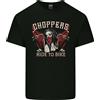 Gildan T-Shirt Per Bambini Choppers Ride To Bike Outlaw Biker Motorcycle