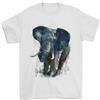 Gil dan A Big Elefante Acquarello T-Shirt 100% Cotone