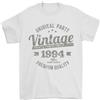 Gildan T-Shirt Vintage Del 32° Compleanno 1994 Uomini 100% Cotone Bianco