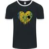 Fruit of the Loom Maglietta Ringer Da Uomo Con Bandiera Di Saint Vincent E Grenadine FotL