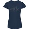 Gildan T-Shirt Donna Taglio Petite Ciclista Word Cloud