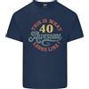 Gildan 40th Compleanno 40 Età Stupenda Looks Like Uomo Cotone Leggero T-Shirt