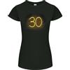 Gildan Maglietta Petite Per Donne Con Neon Per Il 30° Compleanno Di 30 Anni