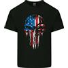 Gildan Maglietta Per Bambini Teschio Bandiera USA MMA Biker America