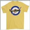 Gildan Libellula Hawker Hurricane T-Shirt Seconda Guedda Mondiale Inglese Caccia Battle