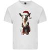 Gildan Natale Capra che Indossa Un Natale Cappello da Uomo Cotone Leggero T-Shirt