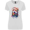 Gildan T-Shirt Donna A Manica Larga Acquerello Per Furetti