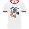 Fruit of the Loom Maglietta Ringer Da Uomo Divertente T-Rex Classe Del 2000 A.C.