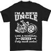 Gil dan Motociclista Zio Like A Normale Uncles Giorno Divertente Uomo T-Shirt 100%