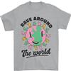 Gil dan Rave intorno Al Mondo Danza Musica Acido Raver T-Shirt 100% Cotone