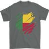 Gil dan Torn Benin Bandiera Beninese Giorno Calcio T-Shirt 100% IN Cotone