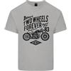 Gildan Due Ruote Forever Moto Cafe Racer Uomo Maglietta Leggera In Cotone