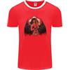 Fruit of the Loom T-Shirt Ringer Uomo Devil Woman Death Heavy Metal Rock FotL