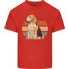 Gildan Maglietta Per Bambini Con Beagle E Sfondo Retro Al Tramonto
