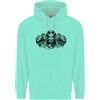 lovetshirts Felpa Con Cappuccio Per Uomo Devil Rider In Cotone All'80%