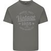 Gildan T-Shirt In Cotone Leggero Charcoal Per Il 71° Compleanno Vintage 1955