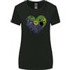 Gildan Love Flag Christmas Islands Football Donne T-Shirt A Taglio Ampio