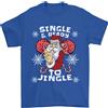 Gil dan Singolo E Pronta Da Jingle Natale Divertente T-Shirt 100% Cotone