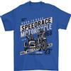 Gildan T-Shirt Da Uomo Con Side Car Per Moto Da Corsa 100% Cotone