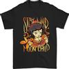 Gildan Restare Wild Moon Child Cancro Stella Segno Zodiacale T-Shirt 100% Cotone